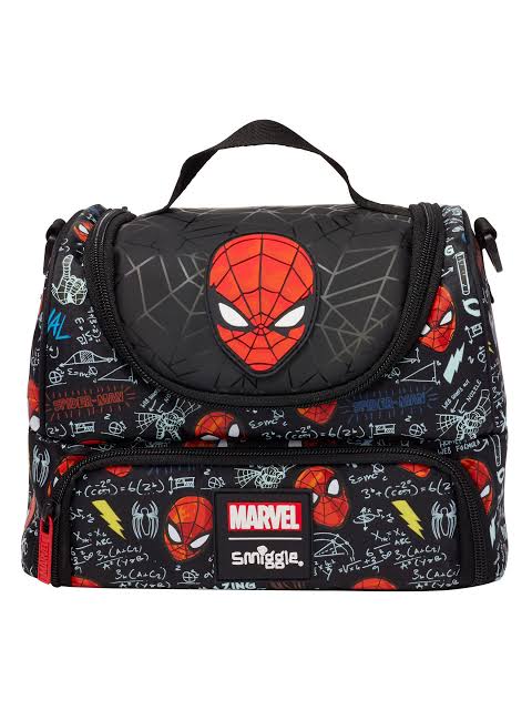 Smiggle Spider Man Lunch Bag Double Decker