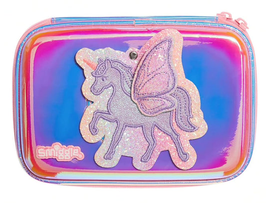 Smiggle Luner Pink Hardtop Pencil Case