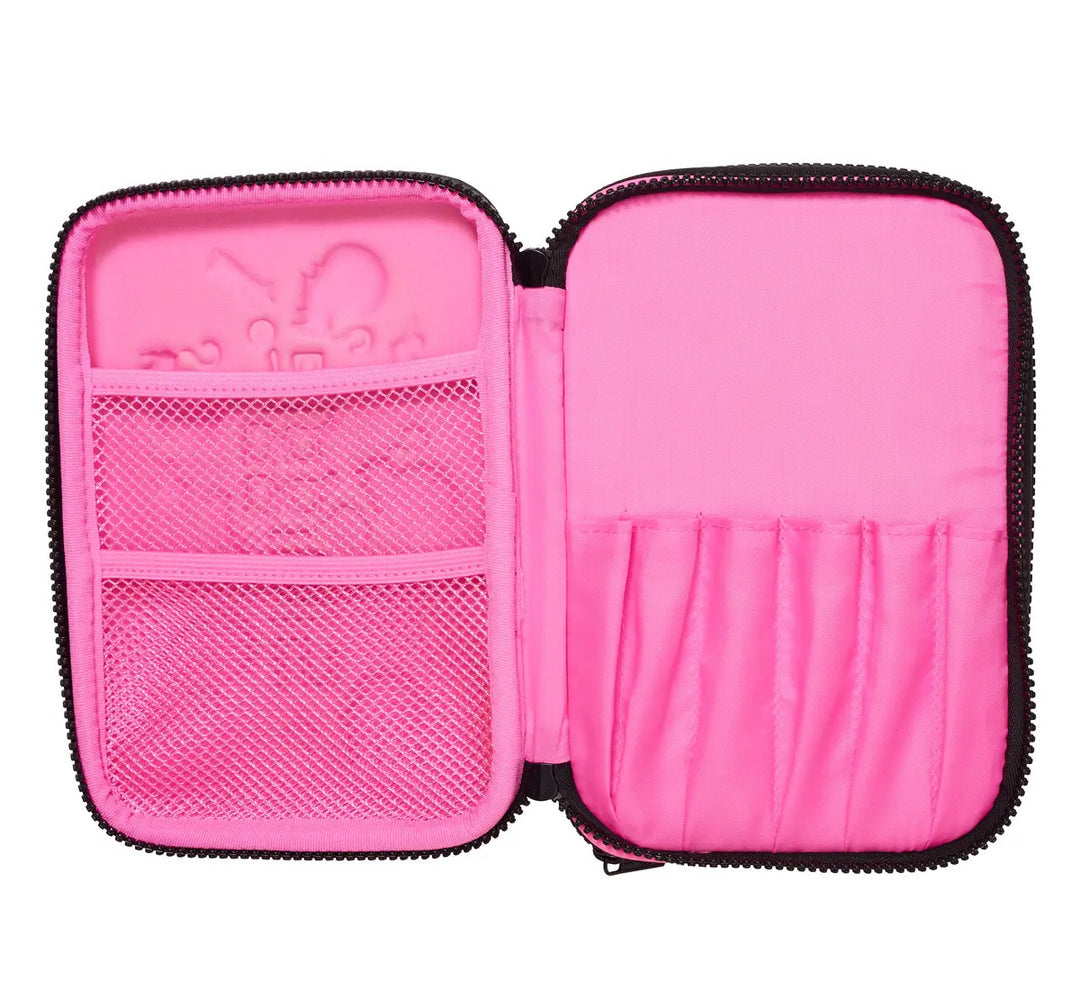 Smiggle Pink Wild Cat Hardtop Pencil case