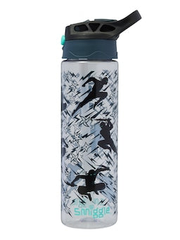 Smiggle Black Ninja Water Bottle 650Ml