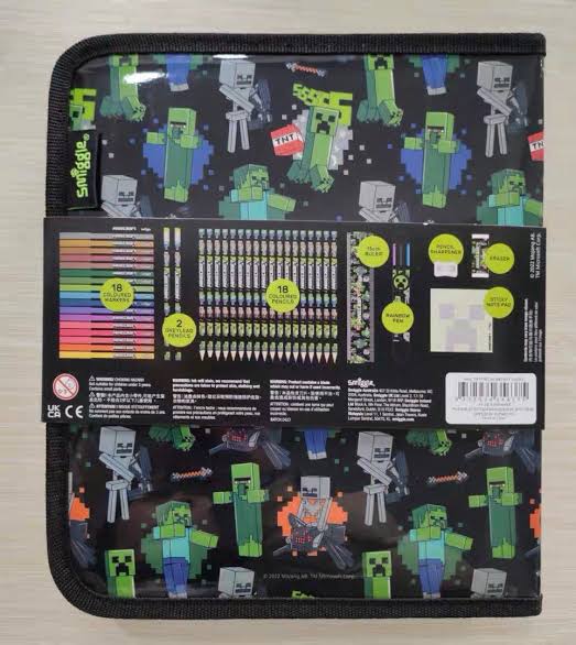 Smiggle MineCraft Stationary Set 43 Pieces