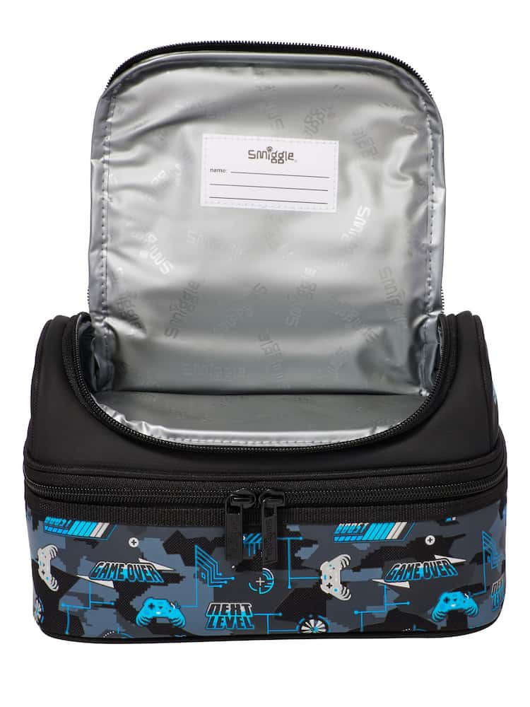Smiggle Tiger Blue Double Decker Lunch Bag