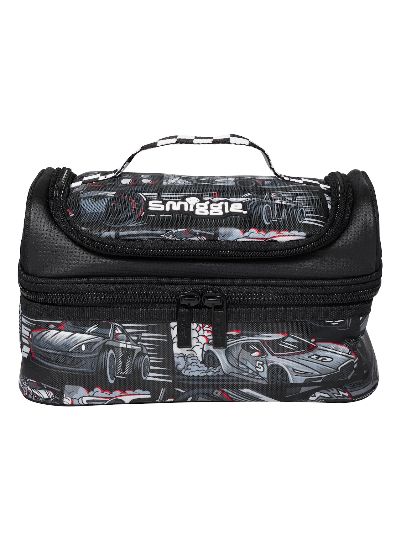 Smiggle Cars Double Decker Lunch Bag