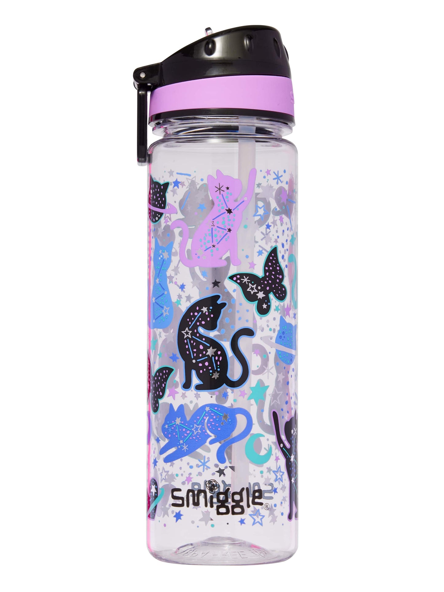 Smiggle Wild Side Cat Drink Up Bottle 650Ml