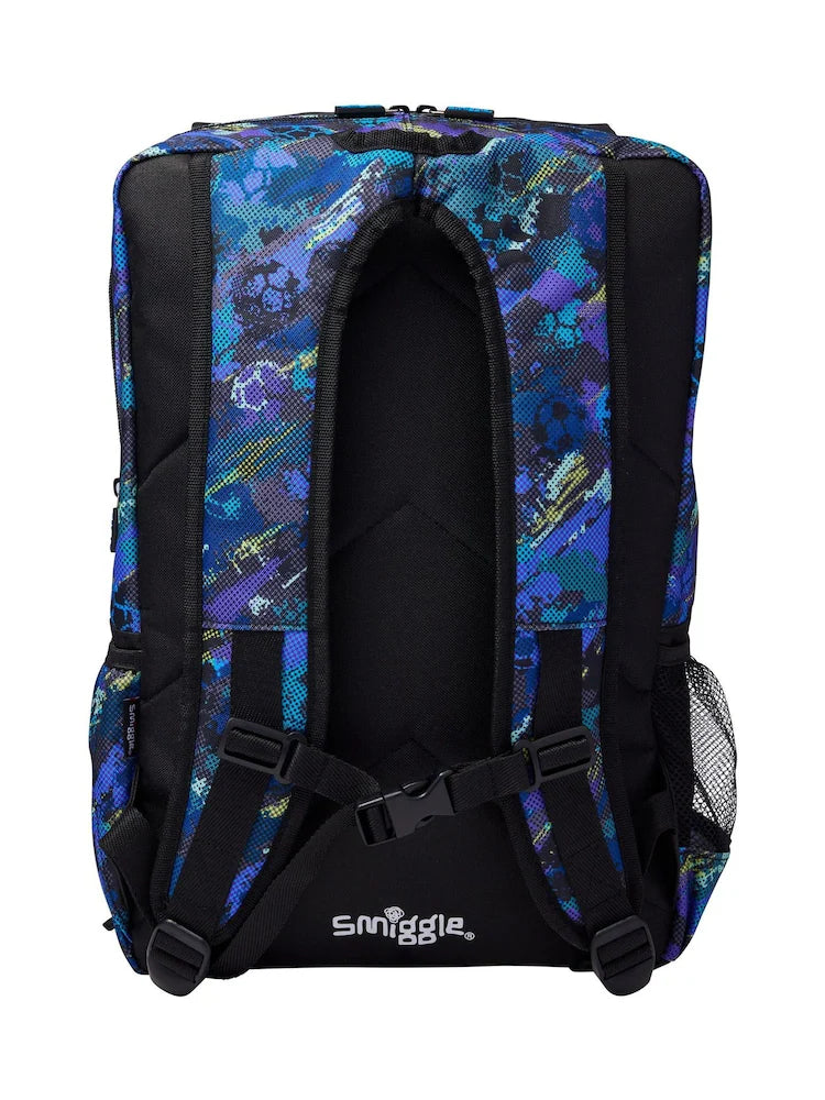 Smiggle Trailblazer 18 inch Backpack + Double Decker Lunchbox