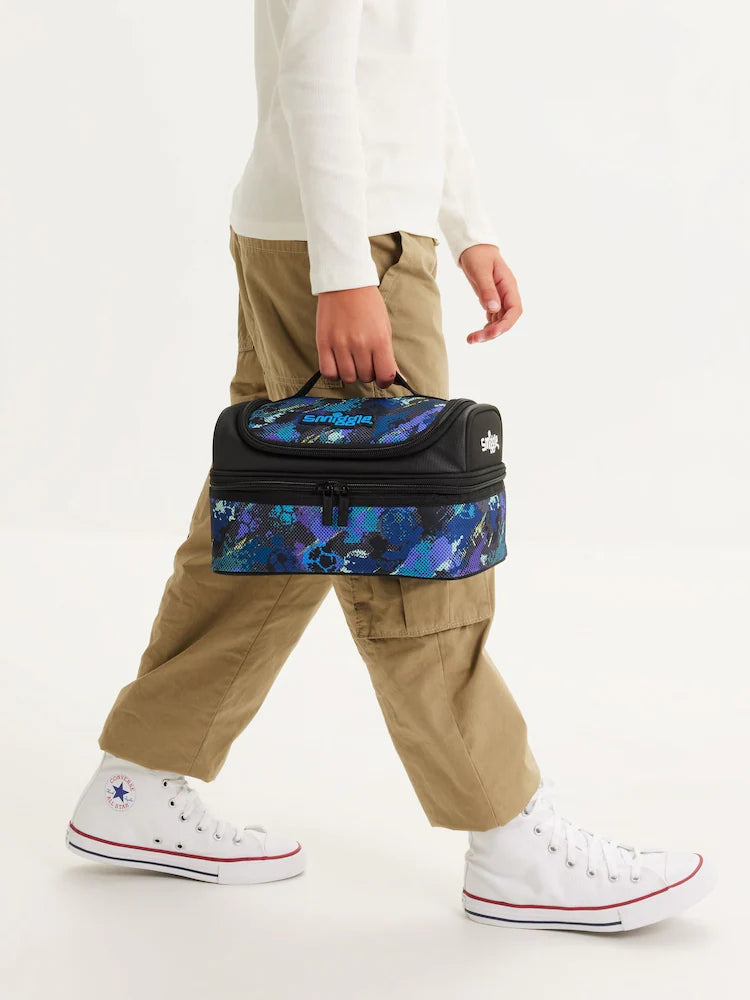 Smiggle Trailblazer 18 inch Backpack + Double Decker Lunchbox