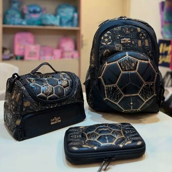 Smiggle Livewire Football 17 inch Backpack 3D