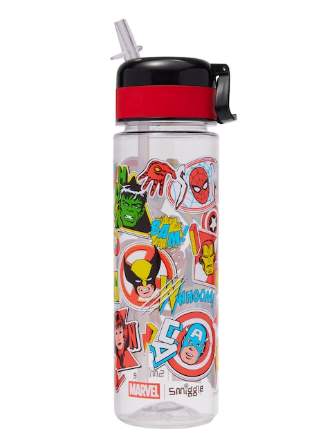 Smiggle New Marvel Plastic Bottle 650 Ml