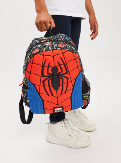 Smiggle Spider-Man Junior Character Hoodie Backpack 15 inch