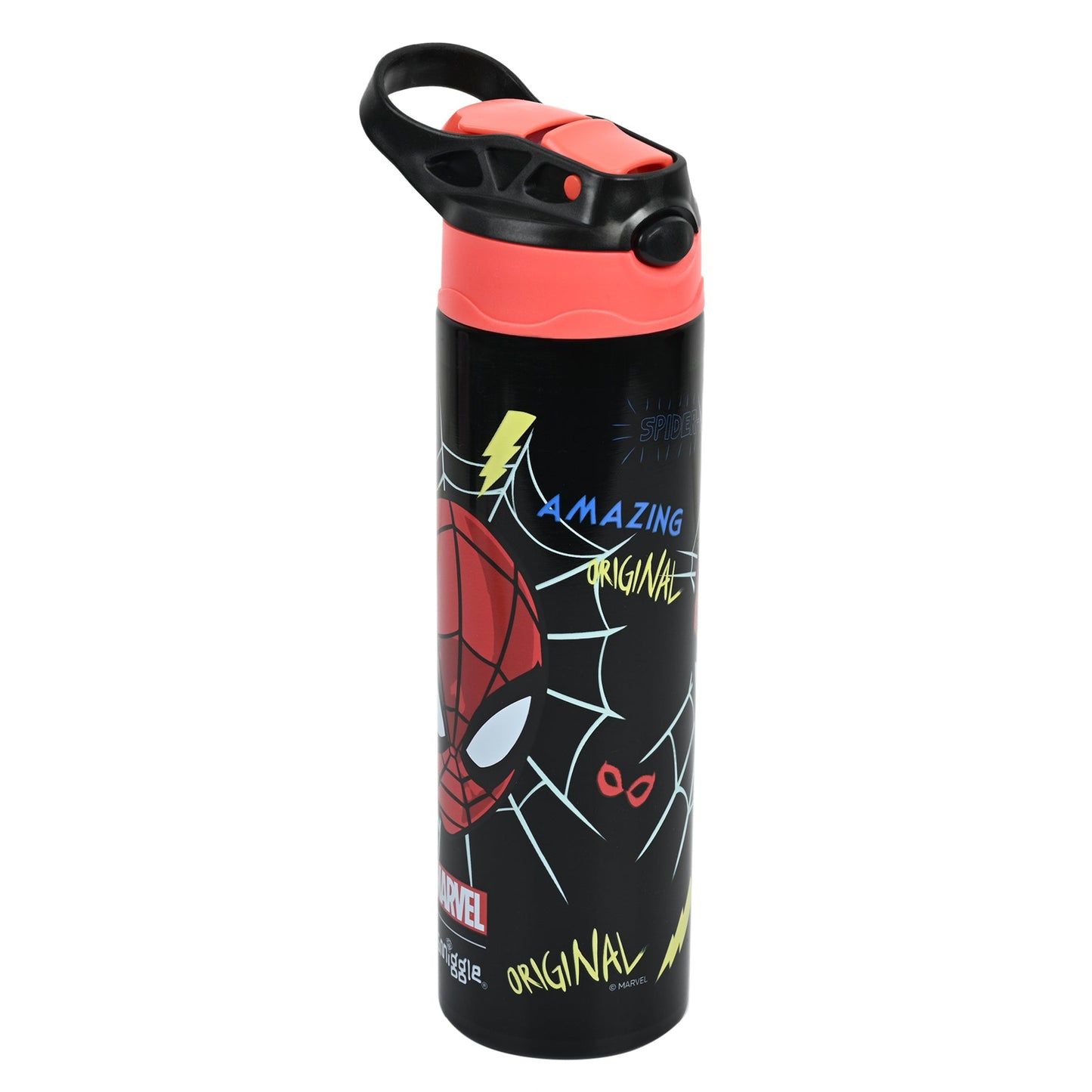 Smiggle Spider Stainless Water Bottle 520Ml