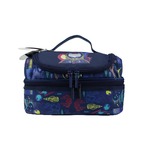Smiggle Beyond Astronaut Double Decker Lunch Bag