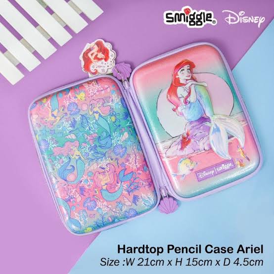Smiggle Mermaid Hard Pencil Case